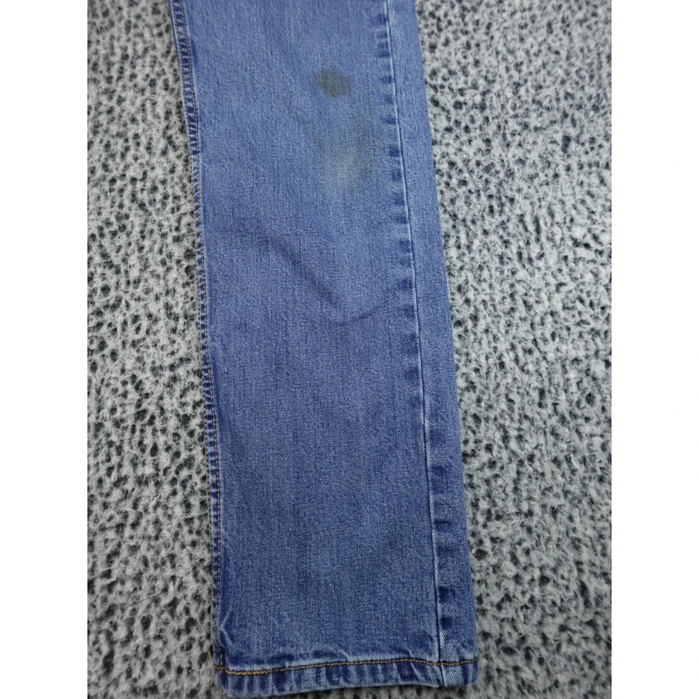 Levis 505 Straight Leg Jeans Mens 32x32 Blue Medium Wash Classic Denim Workwear